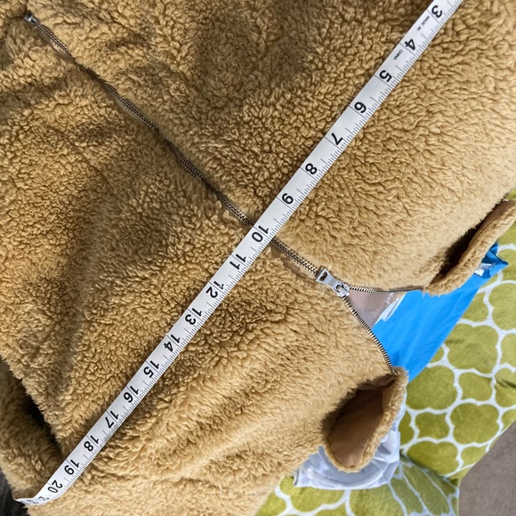 NWOT Vmong size medium Brown Teddy bear jacket - Picture 11 of 11